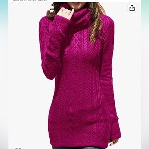 XS long stretch, slim fitted bodycon, loose turtleneck, or cowlneck sweater